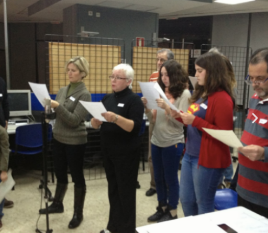 Taller amb estudiants